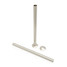 A-PIP-501-300-SN - Marvine Modern Manual Straight Brushed Satin Nickel Radiator Valves With Sleeves A-PIP-501-300-SN - Marvine Modern Manual Straight Brushed Satin Nickel Radiator Valves With Sleeves
